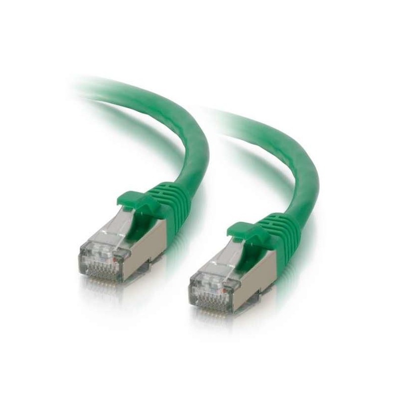 Mercodan CAT6A S/FTP 15m, Green, Patch